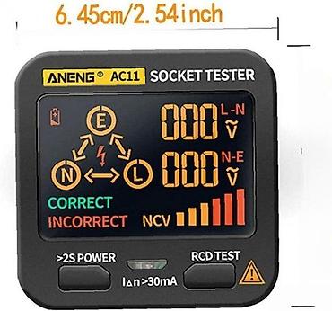 Multimetri: ANENG AC11 – digitalni tester utičnica - Višenamenski tester za brzu — 12
