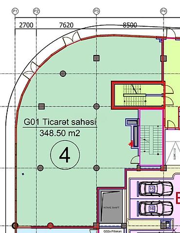 Daşınmaz əmlak: İcarəyə verilir obyekt 1 018 m², Şah İsmayıl Xətai m. 45 000 AZN/ay 1 — 10
