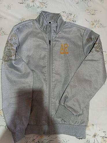 Gornji i donji deo: Siva trenerka – komplet jakna i donji deo - Materijal: mekana, topla — 8