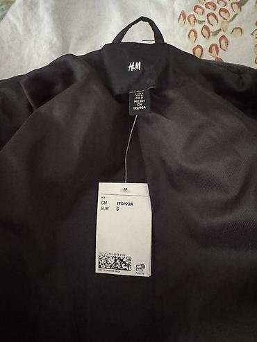 h m комбинезон: Мужская куртка H&M, модель в стиле мото-джекета. - Цвет: черный - — 2