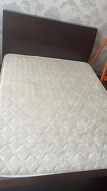 2 nəfərlik matras: İşlənmiş, İkinəfərlik çarpayı, Bazasız, Matras ilə, Siyirməsiz — 1