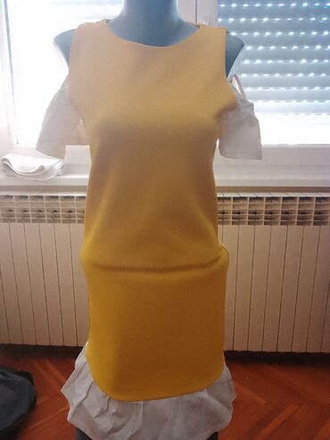 h: Zara M (EU 38), color - Yellow, Oversize, Other sleeves