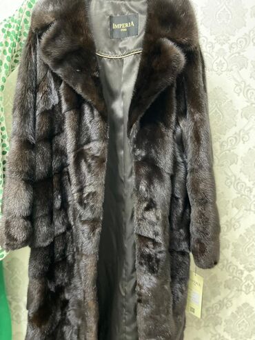 одежда для покрытых: Шуба, Норка, 2XL (EU 44)