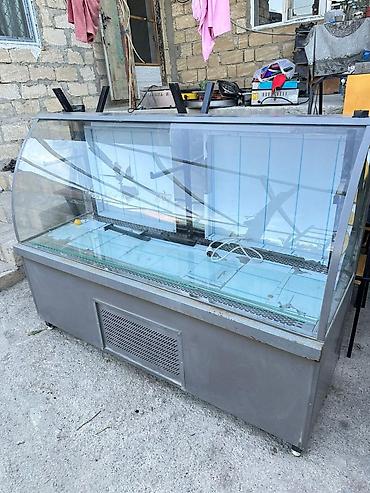 Soyuducu avadanlığı: Mağaza və kafe üçün avadanlıq paketi 1) Soyuducu vitrin - Ön şüşəsi — 1