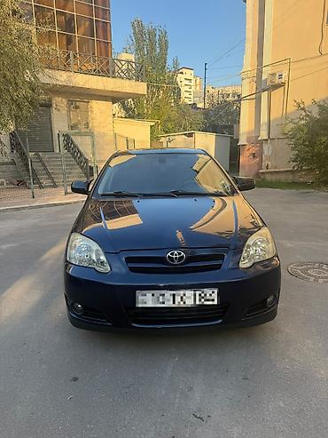 opel karopka: Toyota Corolla hatchback - Kuzov: 5 qapılı hatchback, tünd mavi rəng — 1