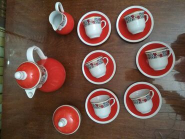 Qəhvə dəstləri və servizlər: Qəhvə dəsti, rəng - Qırmızı — 6
