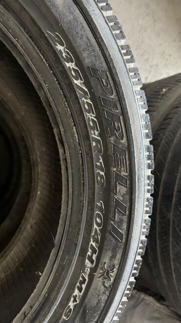 Шины: Шины 235 / 55 / R 18, Зима, Б/у, Комплект, Легковые, Италия, Pirelli