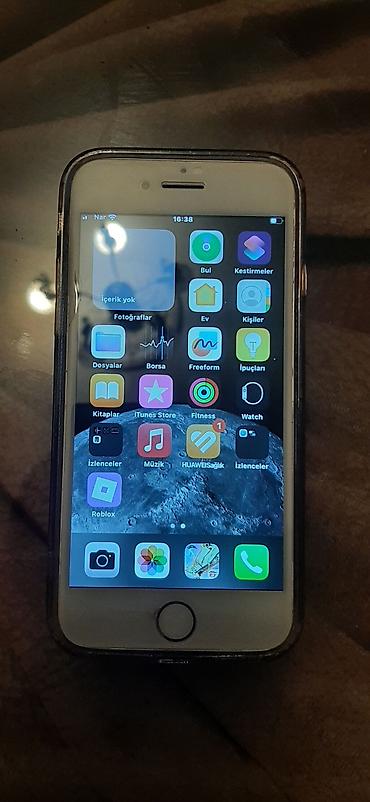 IPhone 8, 64 GB, Matte Gold, Barmaq izi, Simsiz şarj