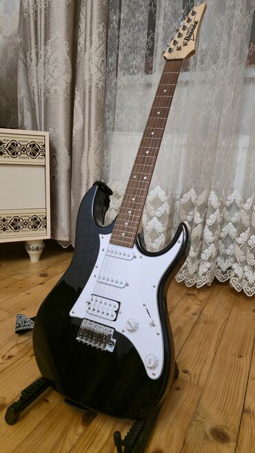 Elektro gitaralar: Elektron gitara, Ibanez, 6 sim, İşlənmiş, Ödənişli çatdırılma -da lalafo.az — 1 Elektro gitaralar: Elektron gitara, Ibanez, 6 sim, İşlənmiş, Ödənişli çatdırılma — 1