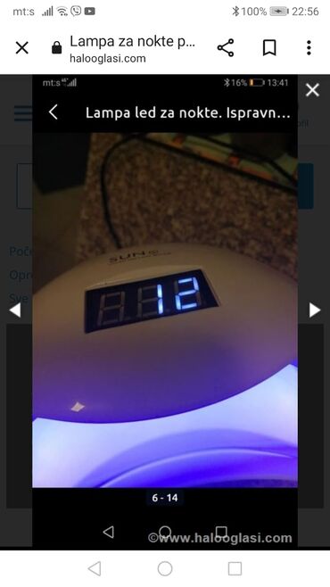 UV i LED lampe za nokte: Lampa led za nokte na dide lepa očuvana kao nova 
 Mirjevo — 11