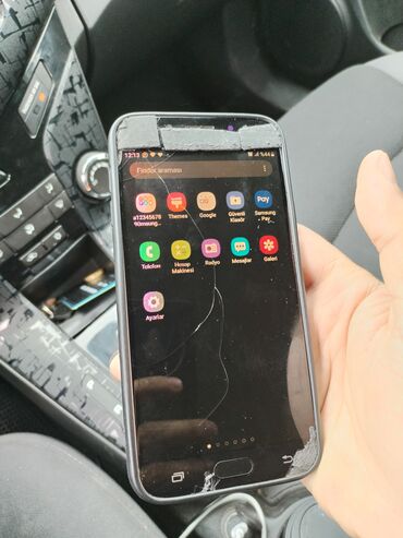 samsung note 3 ekran: Samsung Galaxy J7 2017, 32 GB, rəng - Qızılı, Barmaq izi