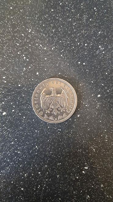 1: 1 Reyxsmark, 1928 il, Gümüş, Vəziyyəti: Əla — 2