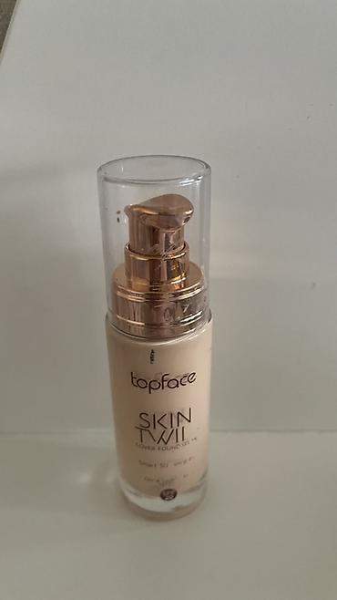 таап же табып: TopFace Skin Twin Cover Foundation SPF 17 — тональный крем с помпой — 1
