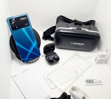 Poco: Poco X4 Pro, Б/у, 256 ГБ, цвет - Синий, 2 SIM, 1 SIM, eSIM — 4