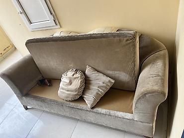 salon divan: Klassik üslubda yumşaq mebel dəsti - Tərkib: 1 ədəd 3 nəfərlik divan — 2