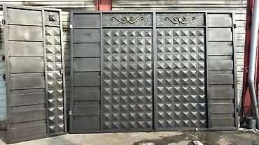 Ачылма дарбазалар: Ворота, распашные, откатные, металл из России, грунтовка, покраска — 6