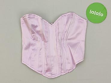 czarny gorset: Bershka, Top damski, rozmiar L — 2