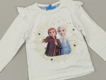 bluzka z jednorożcem: Blouse, Disney, 2-3 years, 92-98 cm, condition - Good