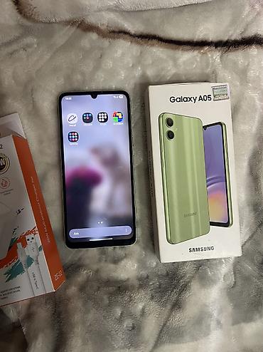 s21fe samsung: Samsung Galaxy A05, 64 GB, rəng - Yaşıl, Sensor, Face ID — 10