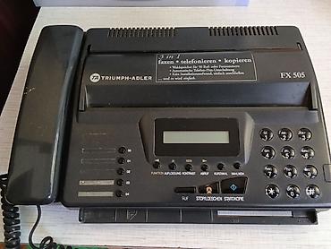 Ofis avadanlığı: TA Triumph-Adler FX 505 – 3-ü 1-də faks/aparat/kopeir . Almanya — 1