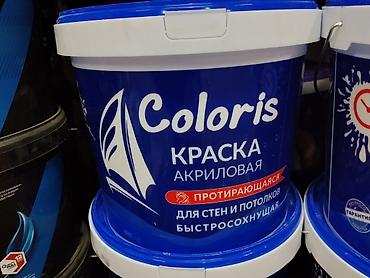 акриловые краска: Краска акриловая Coloris - Назначение: для стен и потолков в — 1