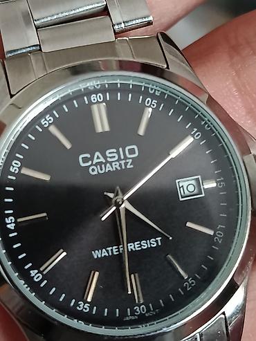 из серебра: Классические часы часы, Casio, Серебро, США, Водонепроницаемые, Мужские, Б/у — 4