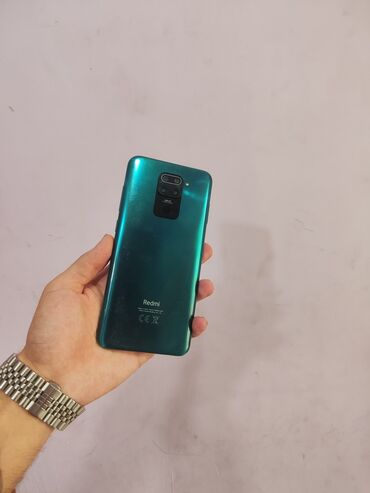 Xiaomi: Xiaomi Redmi Note 9, 64 GB, rəng - Göy, 
 Barmaq izi, Face ID