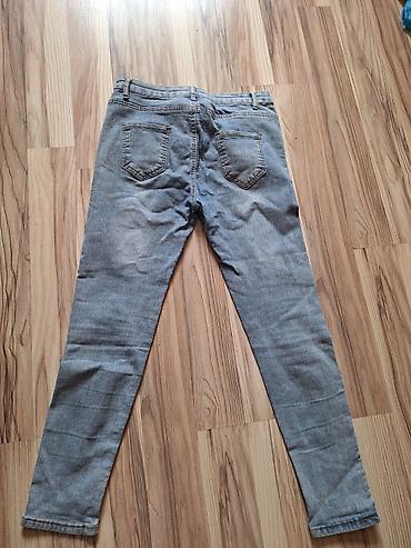 Cinslər: Boz rəngli jeans şalvar - Model: dar (skinny) kəsim - Rəng — 2