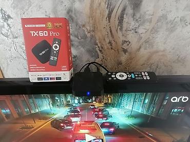 bluetooth qulaqciq qiyməti: TX60 Pro Android TV Box Xüsusiyyətlər:16ram/256yad. - Android 15 — 2