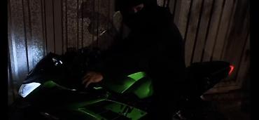Мотоциклы: Kawasaki Ninja (зеленый спортбайк) - Кузов: пластиковый обвес sport — 1