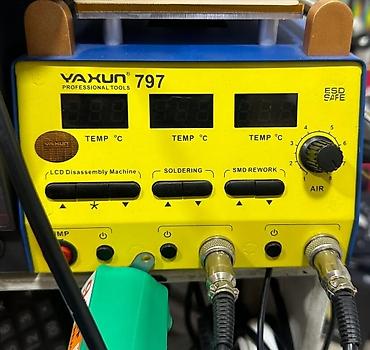 payalnik: VAXUN 797 Professional Tools – 3‑i‑1 lehimləmə və rework stansiya — 2