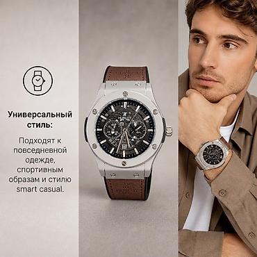 часы whoop: Мужские наручные часы с хронографом Hublot - Универсальный дизайн — 2