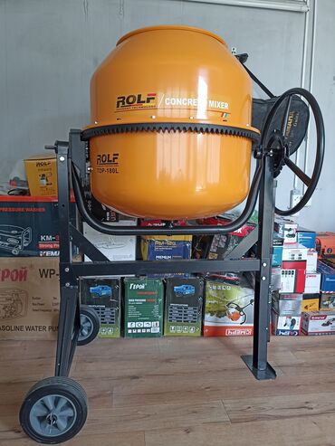 полировочная машинка: Бетономешалка ROLF TOP-180L предназначена для приготовления бетонных и