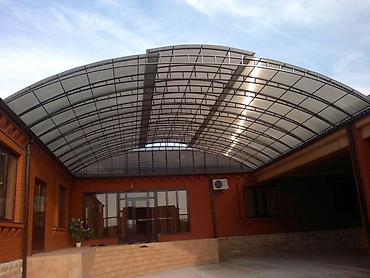 Навесы: Навес, Арочный, Металл, Поликарбонат, Новый, Бесплатный выезд — 1