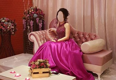 ziyafet geyimleri 2018: Вечернее платье, L