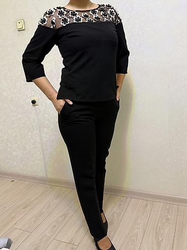 Брючный костюм, Прямые, Рубашка, Турция, Осень-весна at lalafo.kg Брючный костюм, Прямые, Рубашка, Турция, Осень-весна