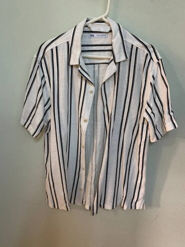 Мужская одежда: Рубашка Zara, L (EU 40), цвет - Белый