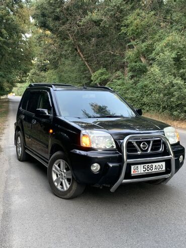 100000 сомдук машиналар: Nissan X-Trail: 2003 г., 2 л, Автоматтык, Бензин, Жол тандабас