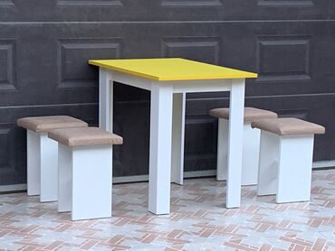 Masa və oturacaq dəstləri: Mətbəx üçün, Yeni, Açılmayan, Kvadrat masa, 4 stul -da lalafo.az — 4 Masa və oturacaq dəstləri: Mətbəx üçün, Yeni, Açılmayan, Kvadrat masa, 4 stul — 4