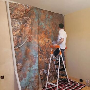 Kağız oboylar: Oboy ustası. mənzil və ofislərdə oboy (divar kağızı ustası) işlərinin — 6