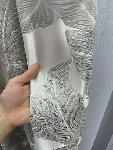 bed sheets: Комплект штор, Сатин, С тюлем в комплекте, Изготовление на заказ, Новый, Для зала — 4