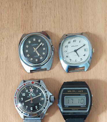 часы командирские: Продаю часы Электроника5 1000с,Командирские 5500с,Чайка 1500с, Полёт