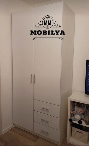 дсп мебель: Гардеробный шкаф, Новый, 2 двери, Распашной, Прямой шкаф, Азербайджан
