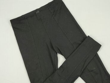 srebrne legginsy: H&M, Spodnie materiałowe damskie, rozmiar S