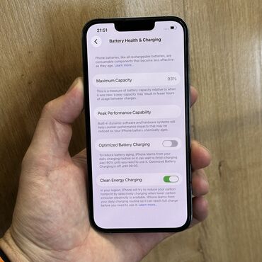 Apple iPhone: IPhone 13 Pro, Б/у, 256 ГБ, Pacific Blue, Защитное стекло, Чехол, 93 % — 10