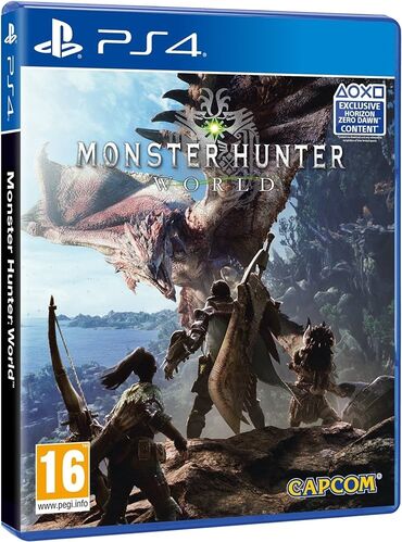 Oyun diskləri və kartricləri: Ps4 monster Hunter world