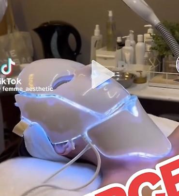 lifting maska: LED işıq terapiyası maskası ilə üz və boyun üçün prosedur - Peşəkar — 1