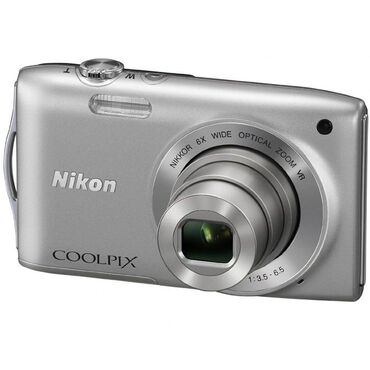 минни камера: Компактная цифровая камера Nikon COOLPIX (серебристая)