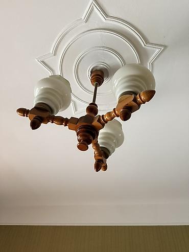 İşıqlandırma: Çılçıraq, 3 lampa, Metal — 3