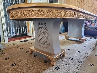 Ev və bağ: Qonaq masası, Yeni, Açılmayan, MDF, Oval masa — 4